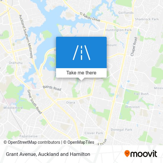 Grant Avenue map