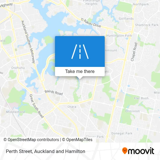 Perth Street map