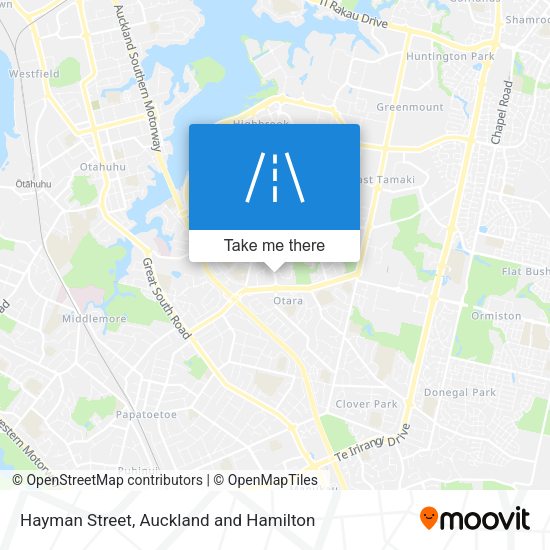 Hayman Street map