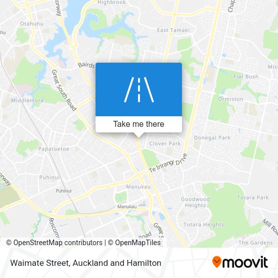 Waimate Street map