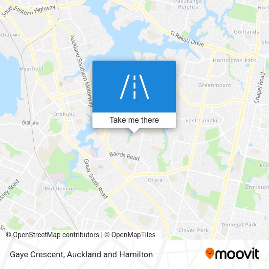 Gaye Crescent map