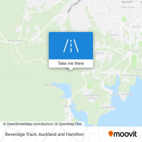 Beveridge Track map