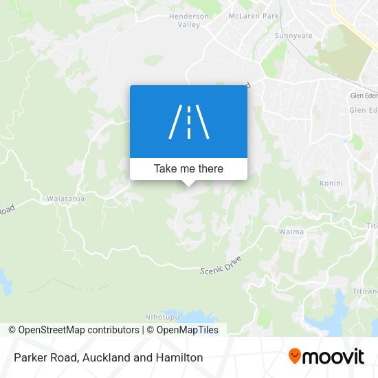 Parker Road map