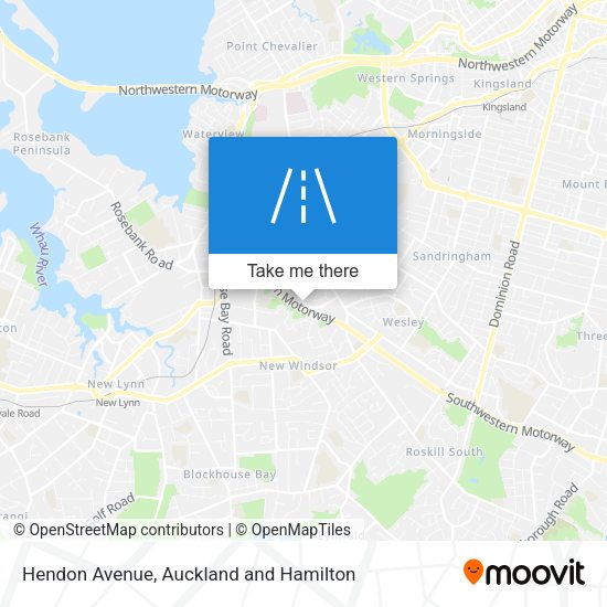 Hendon Avenue map