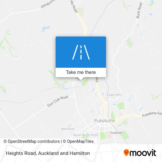 Heights Road map