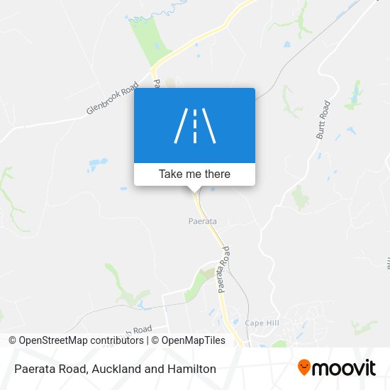 Paerata Road map