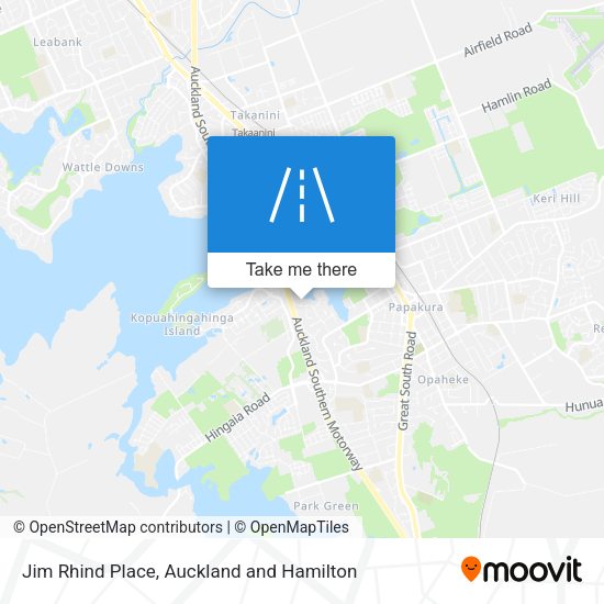 Jim Rhind Place map