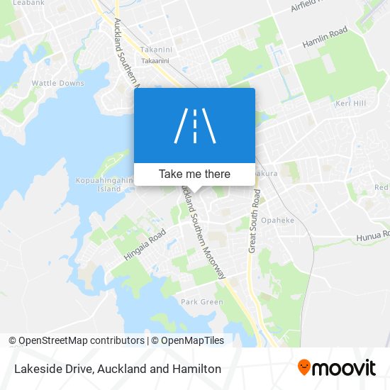 Lakeside Drive map