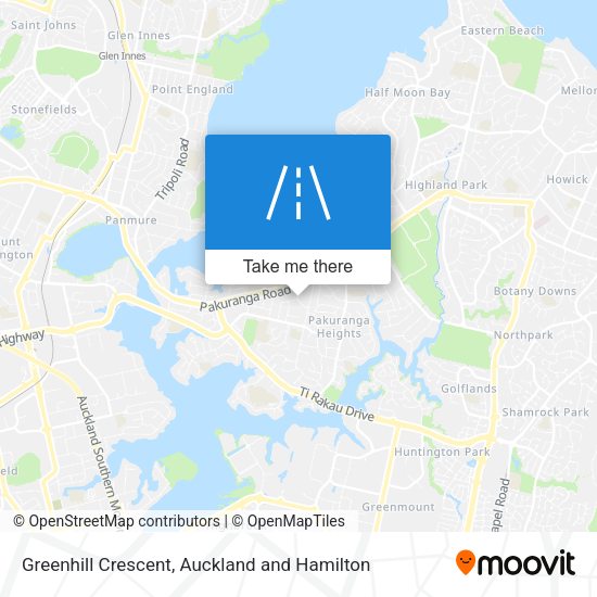 Greenhill Crescent map