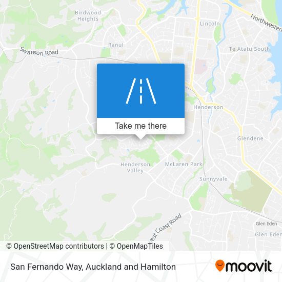 San Fernando Way map