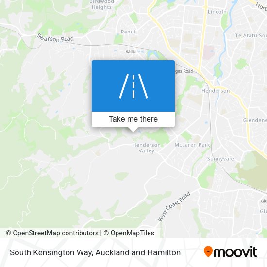 South Kensington Way map