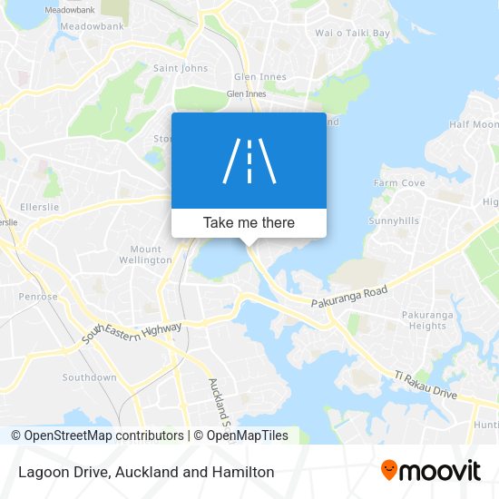 Lagoon Drive map