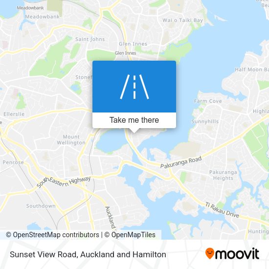 Sunset View Road map