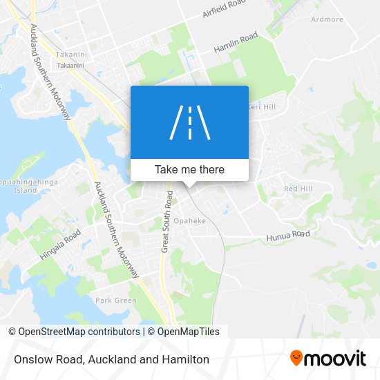 Onslow Road map