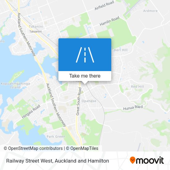 Railway Street West map