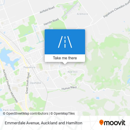 Emmerdale Avenue map