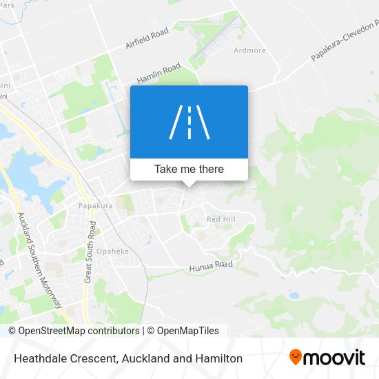 Heathdale Crescent map