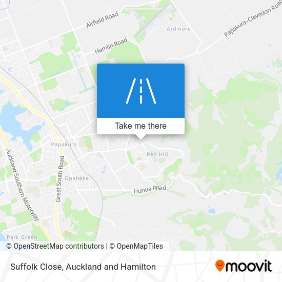 Suffolk Close map
