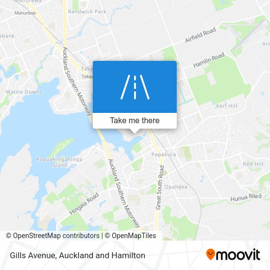 Gills Avenue map