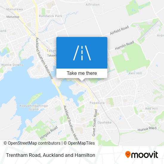 Trentham Road map