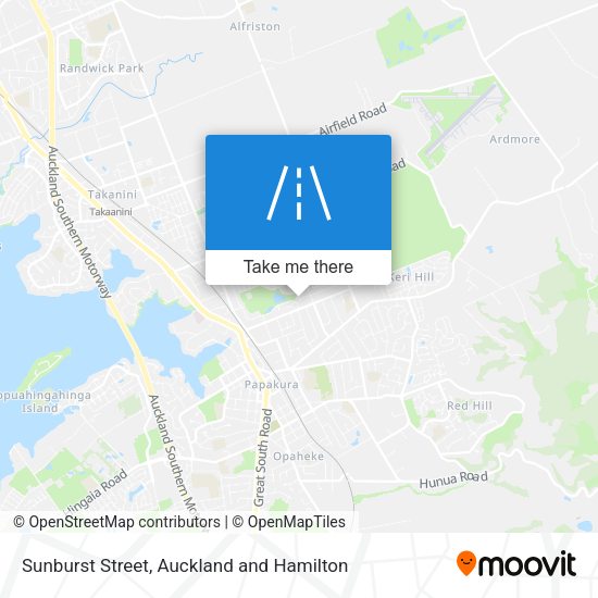 Sunburst Street map