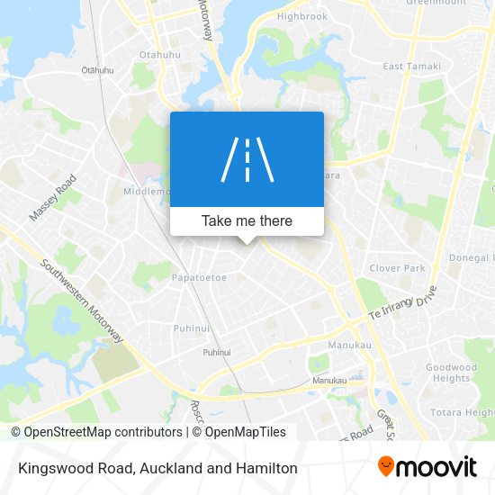 Kingswood Road map