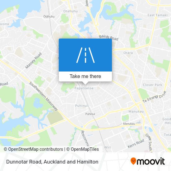 Dunnotar Road map