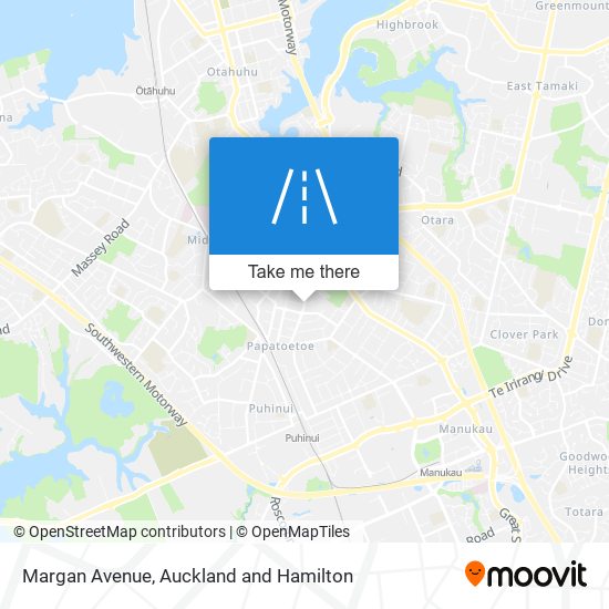 Margan Avenue map