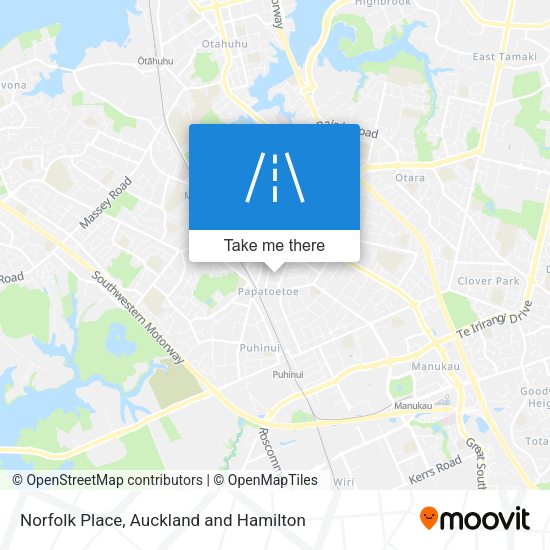 Norfolk Place map