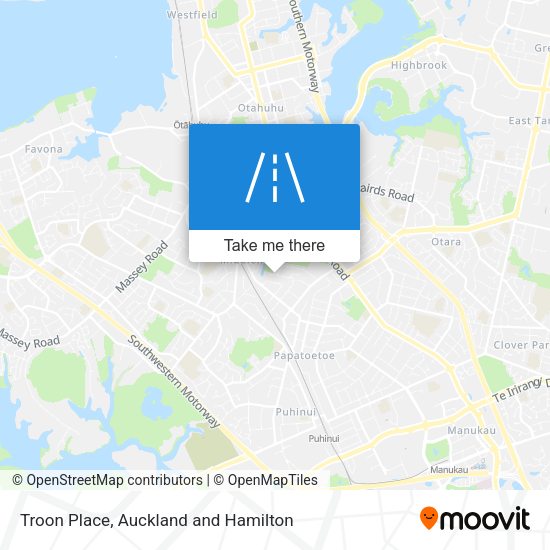 Troon Place map