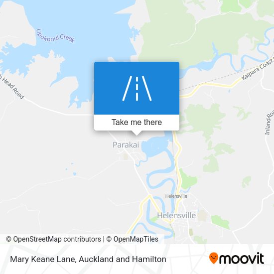Mary Keane Lane map