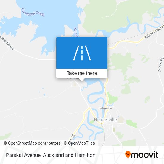 Parakai Avenue map