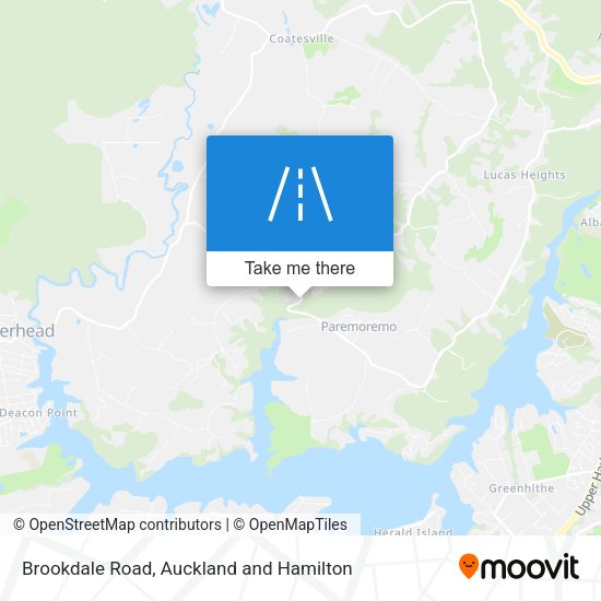 Brookdale Road map