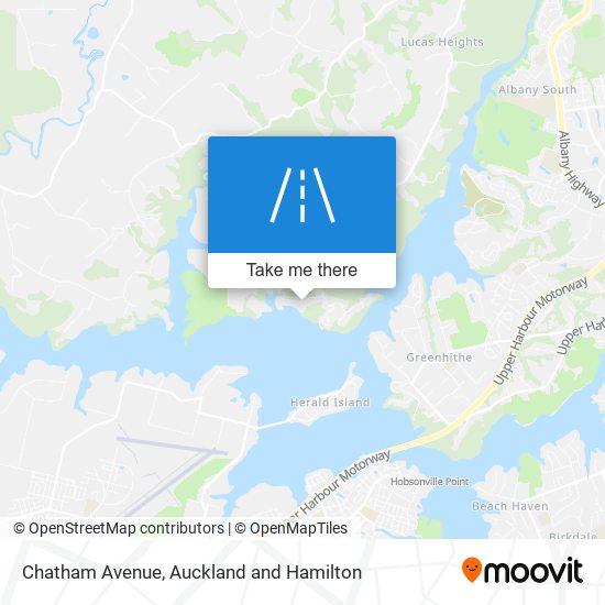 Chatham Avenue map