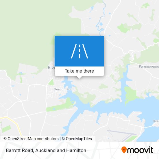 Barrett Road map