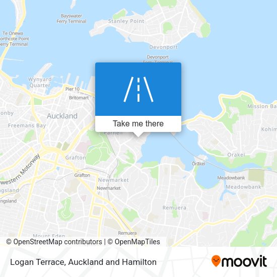 Logan Terrace map