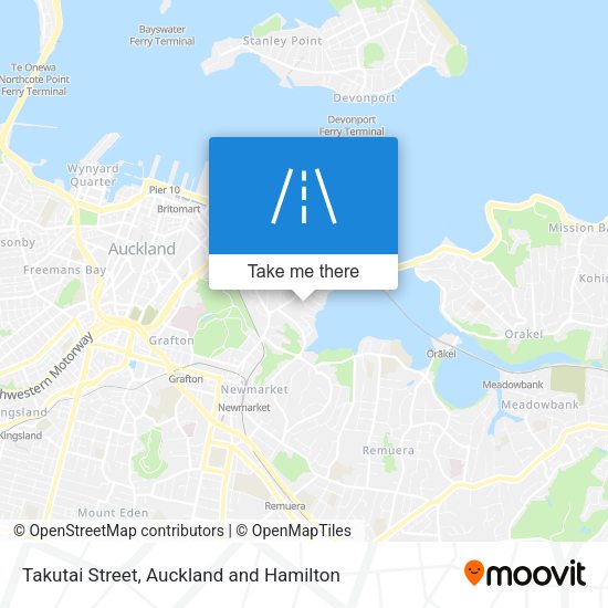 Takutai Street map