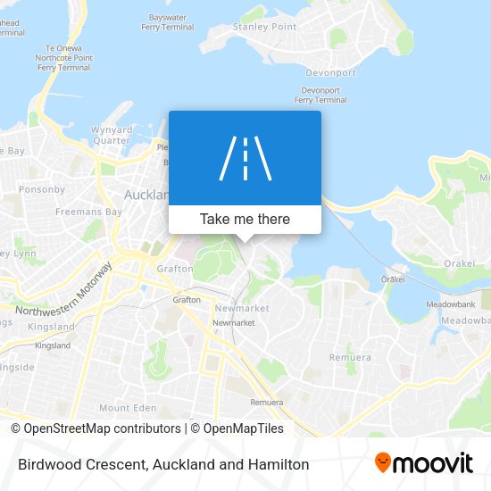 Birdwood Crescent map