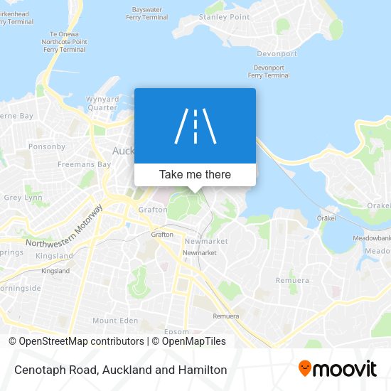 Cenotaph Road map