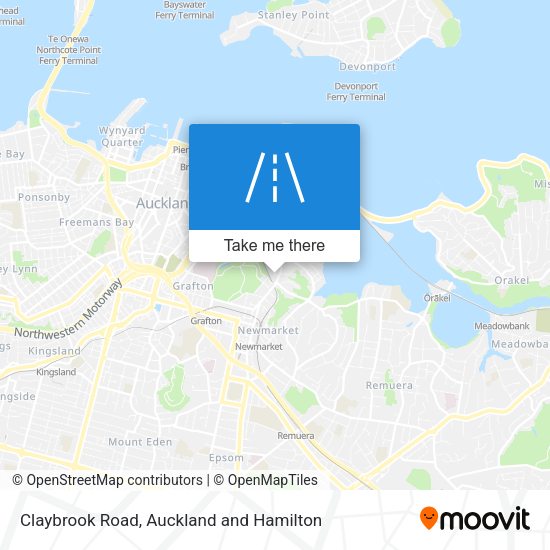 Claybrook Road map