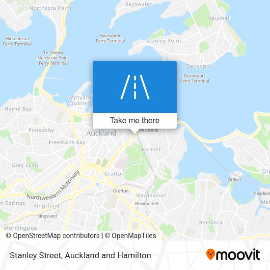 Stanley Street map