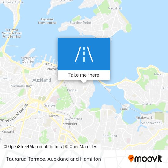 Taurarua Terrace map