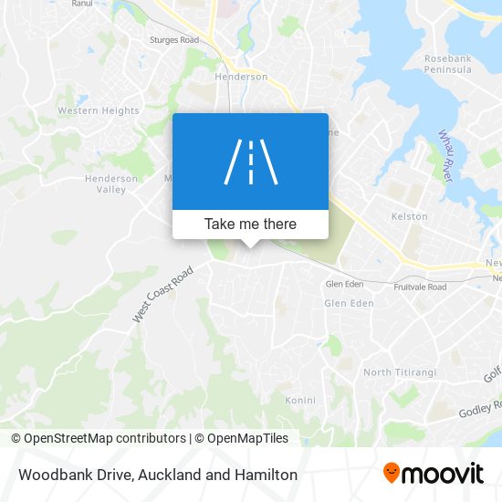 Woodbank Drive map