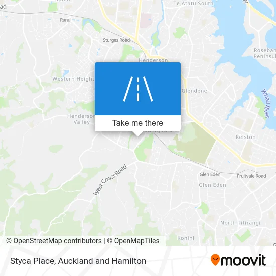 Styca Place map