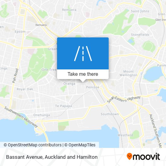 Bassant Avenue map