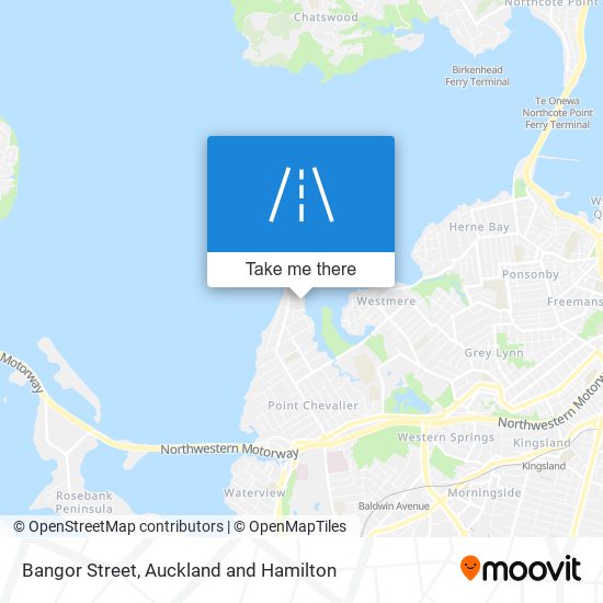 Bangor Street map