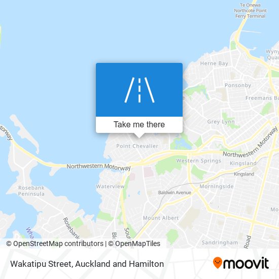 Wakatipu Street map