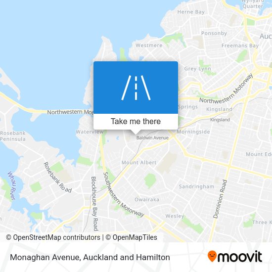 Monaghan Avenue map