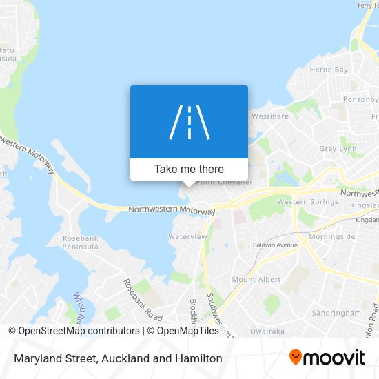 Maryland Street map