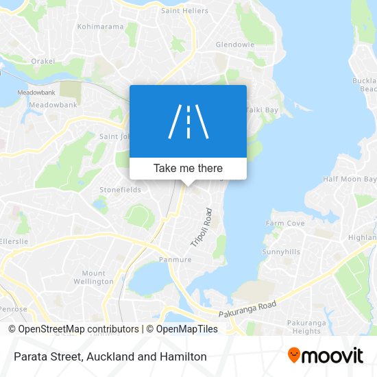 Parata Street map